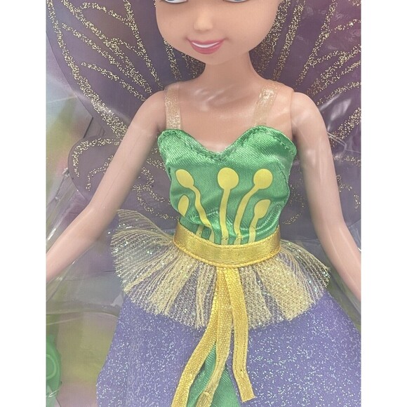 2012 JAKKS PACIFIC DISNEY FAIRIES DOLL TINK VIOLET FLOWER NEW IN BOX - Picture 12 of 16